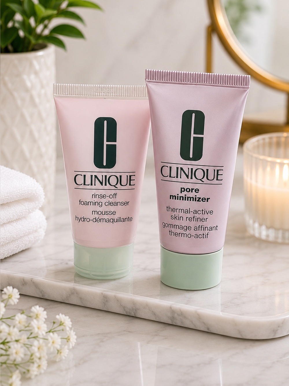 Clinique Mini Skincare Duo | Cleanser + Pore Minimizer